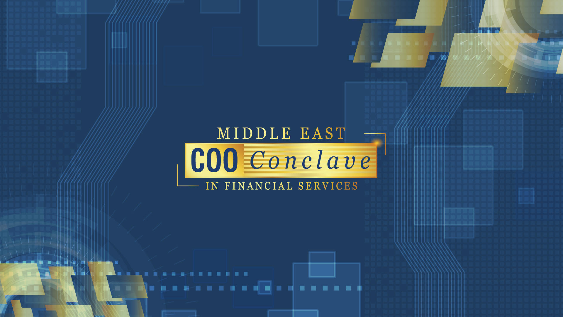 Middle East COO Conclave in Financial Services